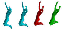 Lie Bodies: A Manifold Representation of {3D} Human Shape. Supplemental Material