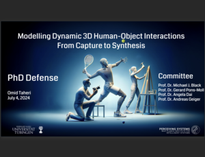 Modelling Dynamic 3D Human-Object Interactions: From Capture to Synthesis